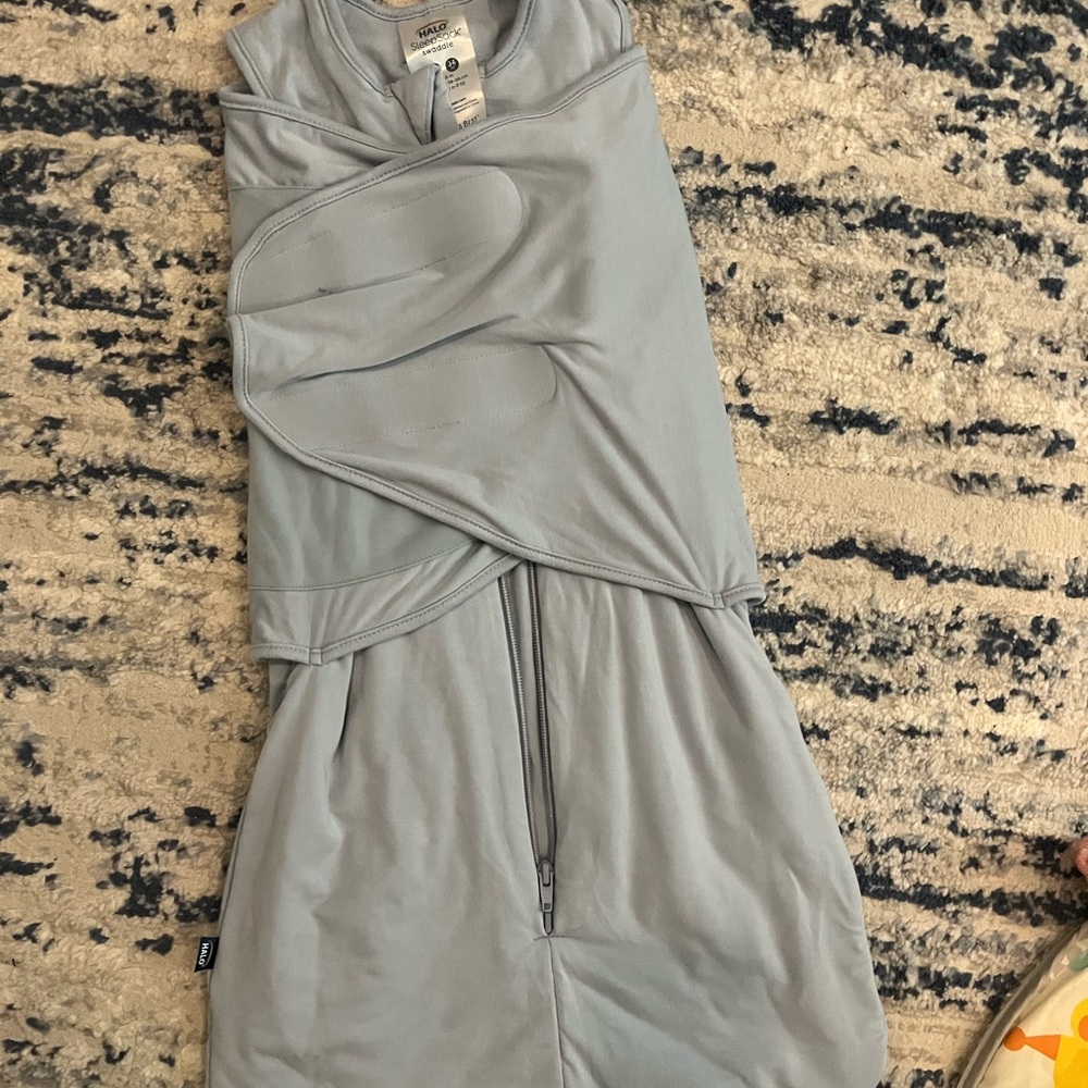 Halo SleepSack Swaddle in Soft Gray